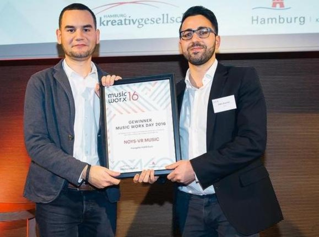 Gewannen 2016 den Förderpreis von Music Worx: Fatih Inan (links) und Fabio Buccheri von Noys - VR