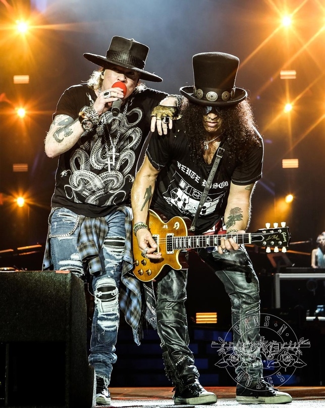 Kehrten nach 24 Jahren ins Olympiastadion München zurück: Guns N' Roses