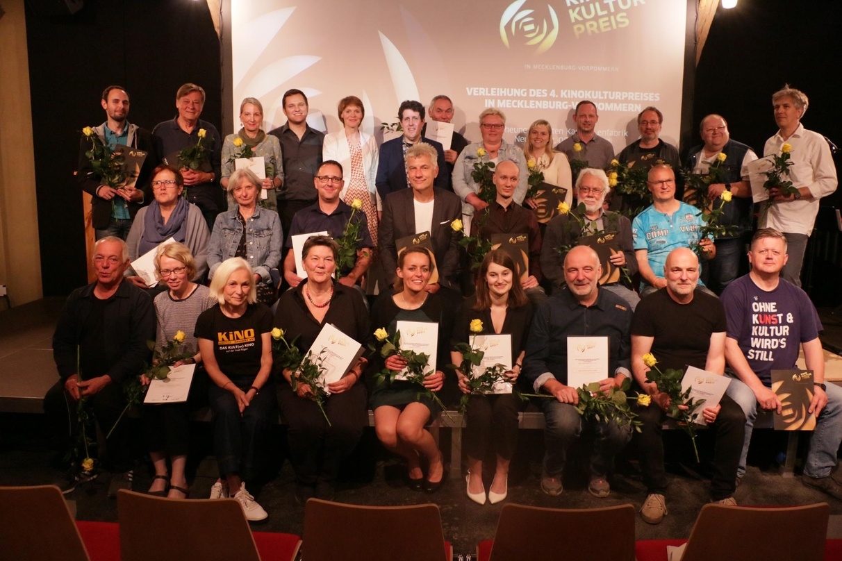Die Preisträger:innen des 4. Kinokulturpreises Mecklenburg-Vorpommern