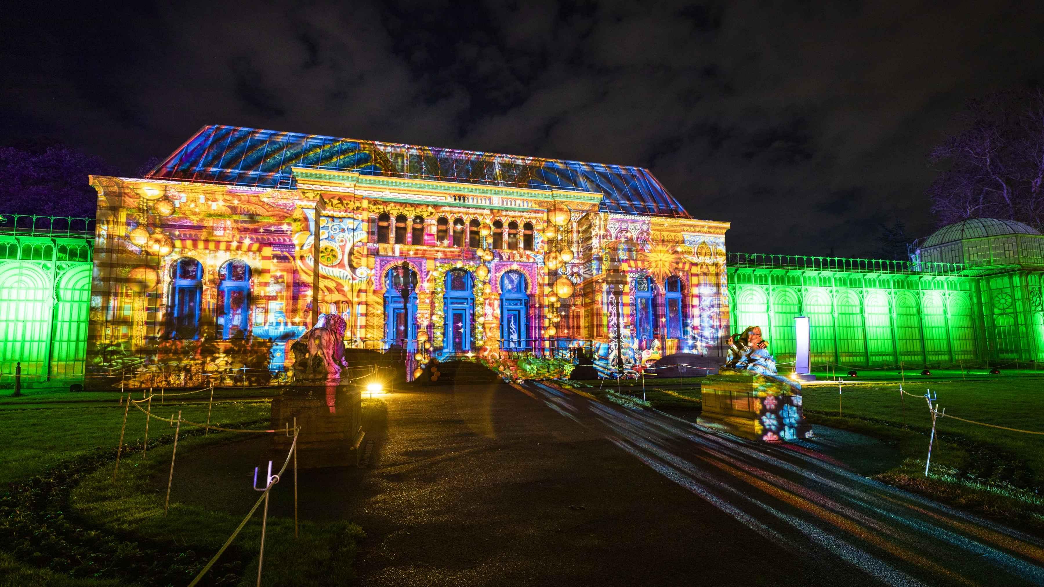 Lieferte zwei Kilometer Lichterglanz: Der Christmas Garden Stuttgart 