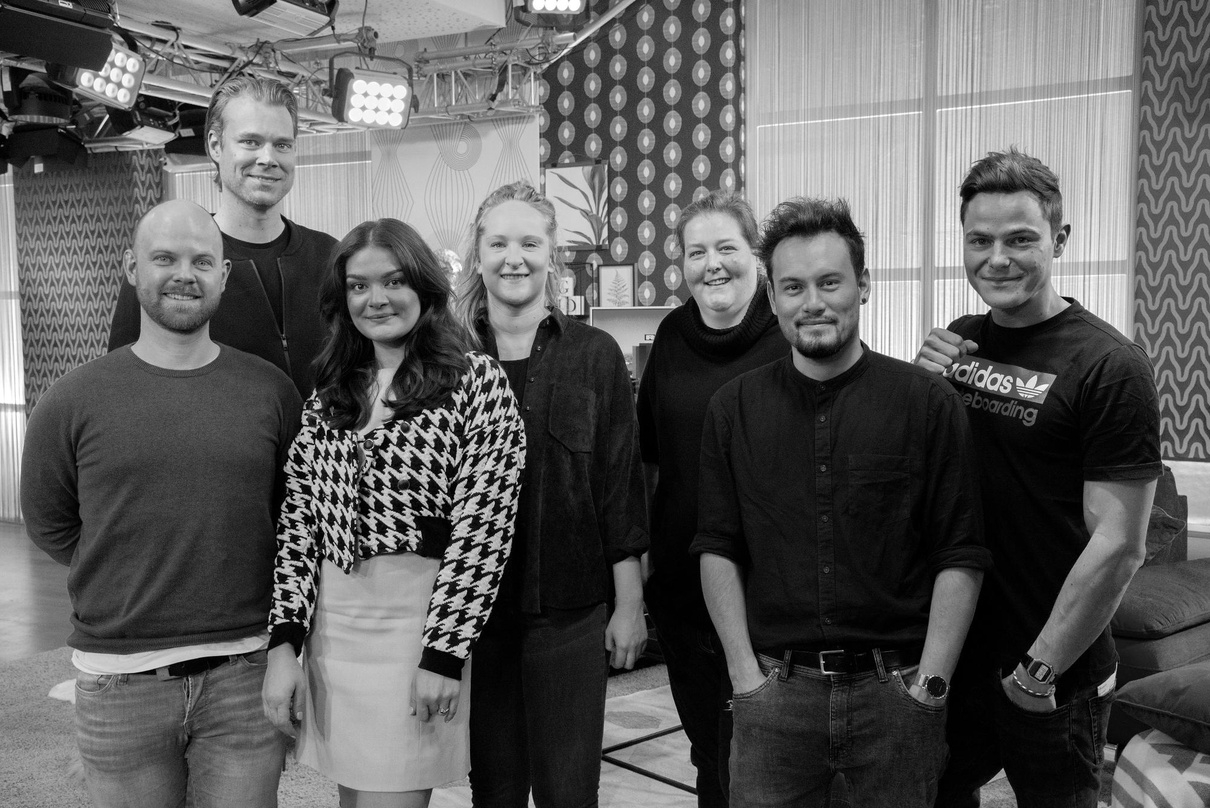 Kooperationspartner (von links): Philip Reis, Christian Sorgnit, Emily Roberts, Anja Mitchell, Susanne Schrader, Manith Bertz und Cornelius Strittmatter