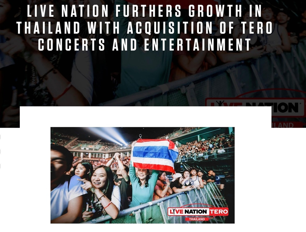 Unter gemeinsamer Flagge: Live Nation und Tero Concerts & Entertainment