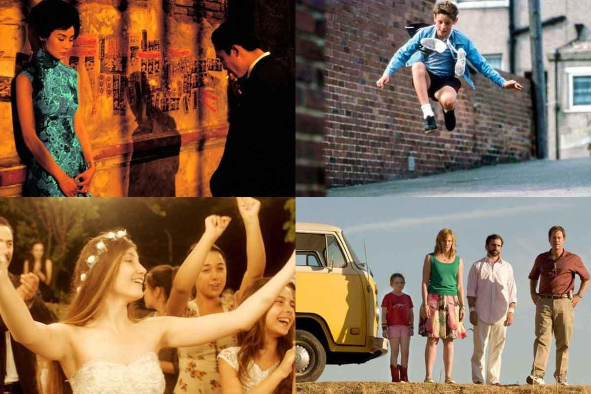  Die Hamburger Lieblingsfilme (von oben links im Uhrzeigersinn): "In the Mood for Love", "Billy Elliot - I Will Dance", "Little Miss Sunshine" und "Mustang"