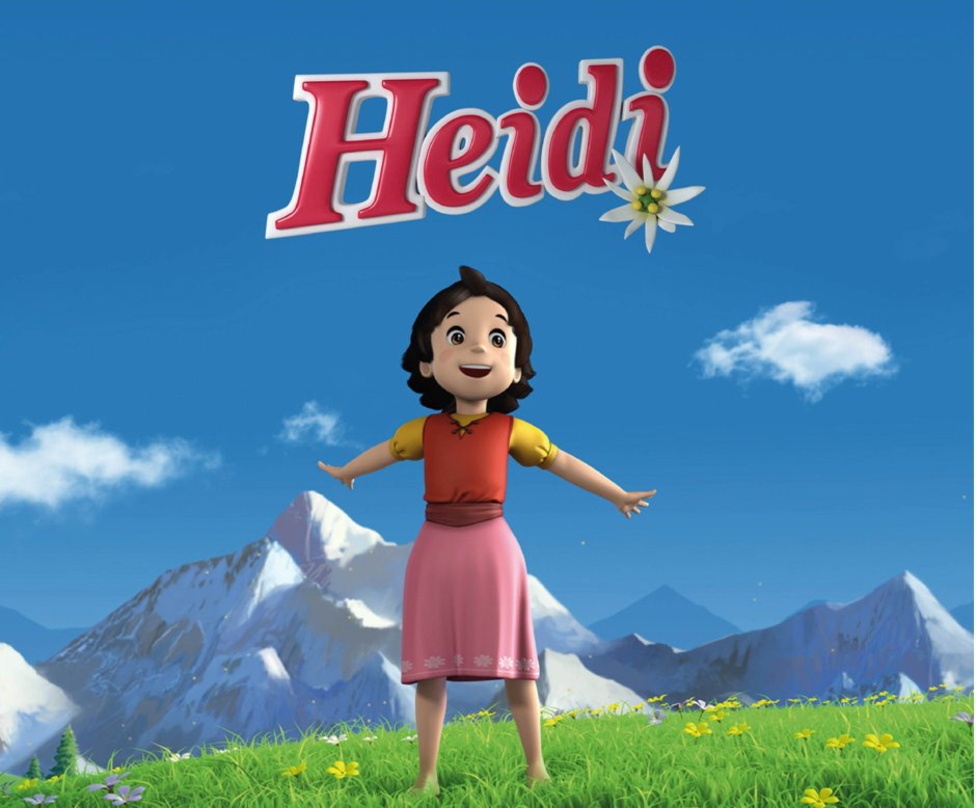 Bald in 3D auf dem Bildschirm: "Heidi"