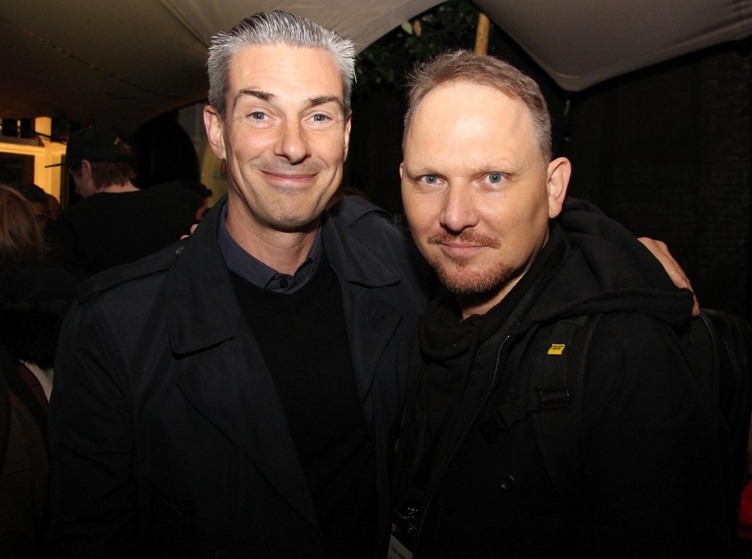 Erinnerungsfoto aus dem Jubiläumsjahr 2015: der nun bei Ultra Records ausgeschiedene Gründer Patrick Moxey (links) mit Europachef Tom Keil