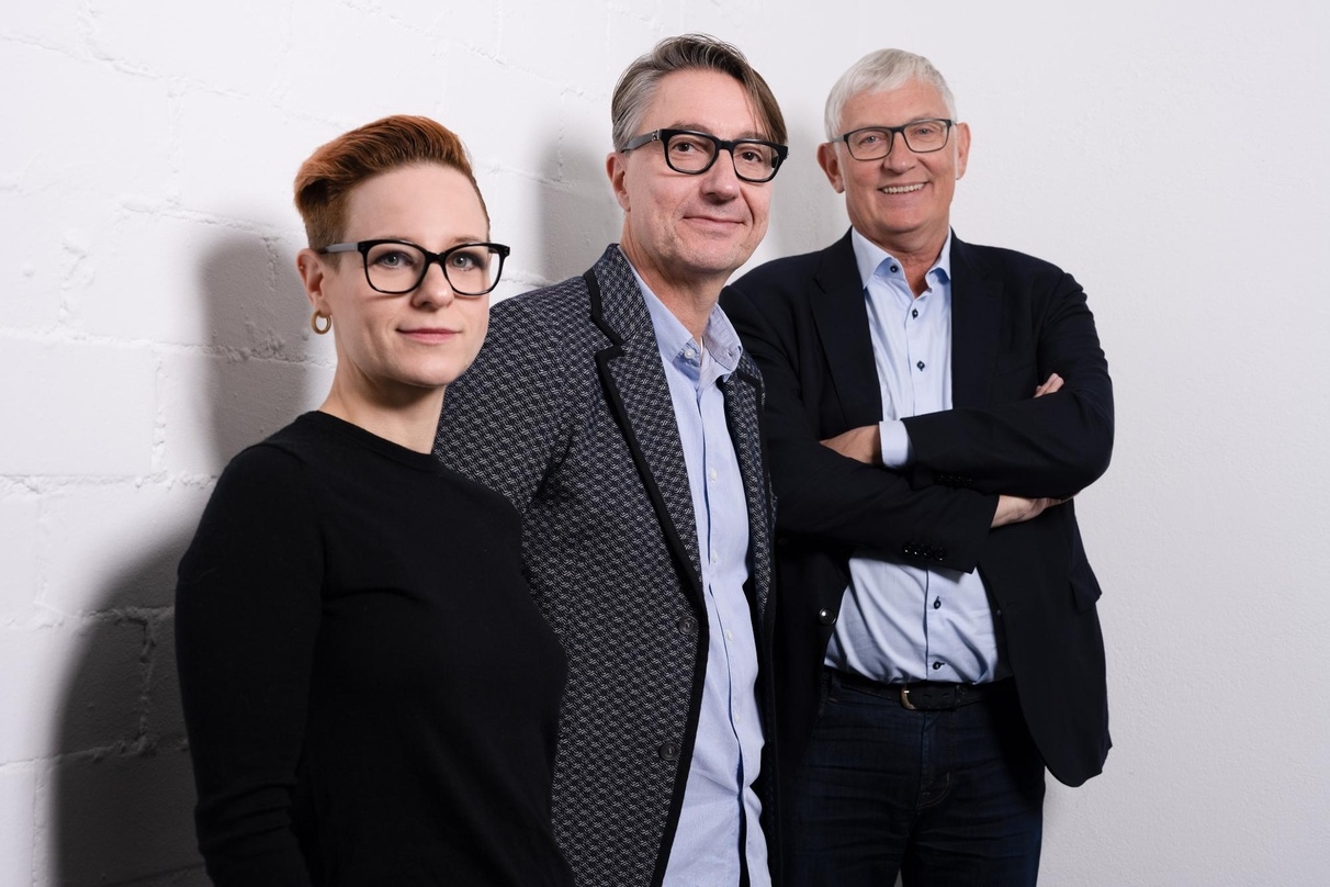 Verantwortungen neu verteilt (von links): Tina Jürgens, Sascha Lazimbat und Kurt Thielen