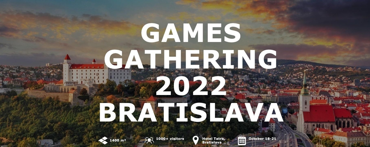Die Games Gathering Conference findet in diesem Jahr online und vor Ort in Bratilava statt. 