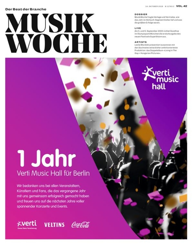 Die E-Paper-Ausgabe von MusikWoche Vol. 42 2019