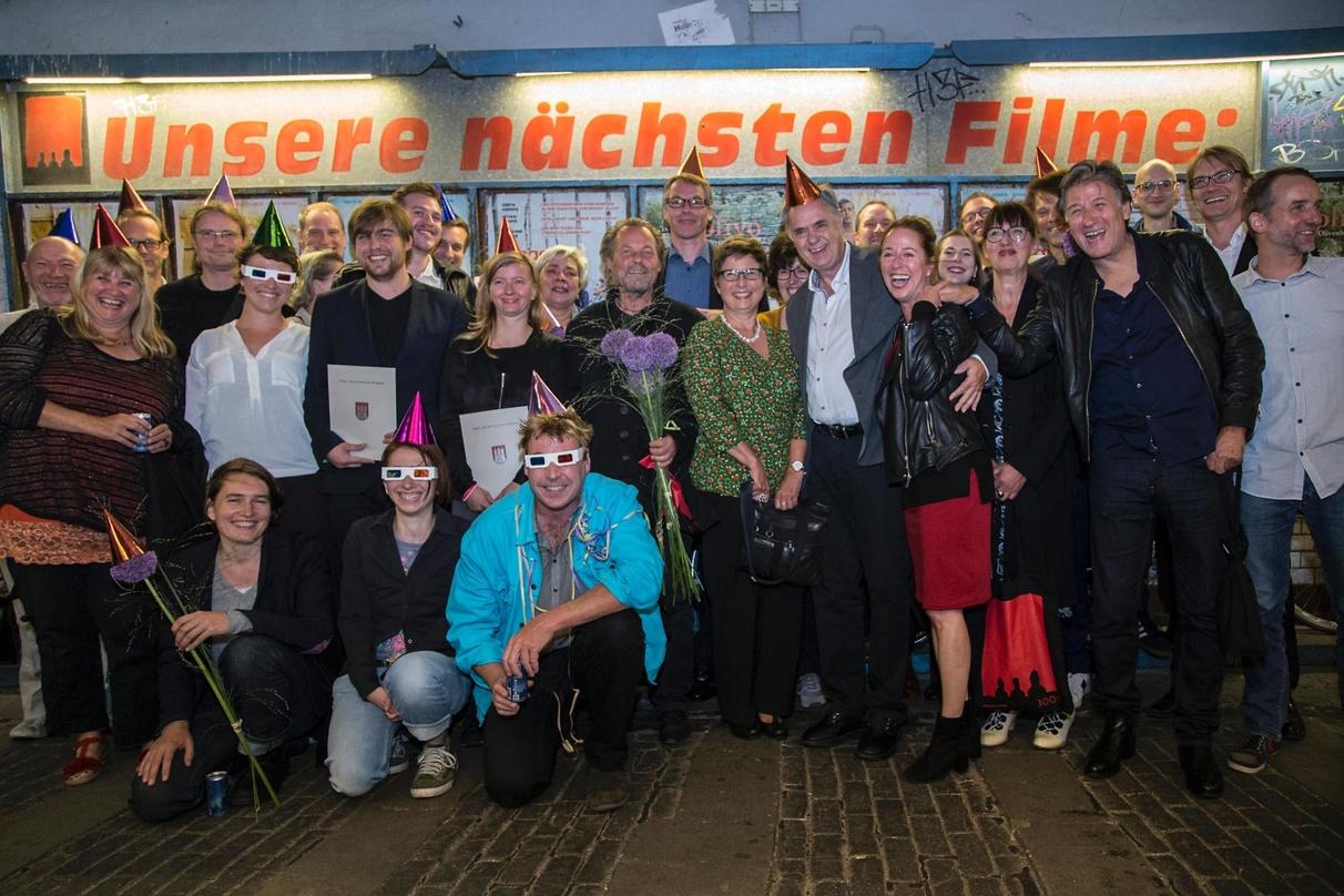 Die Betreiber der ausgezeichneten Häuser der Hamburger Kinopreise 2016