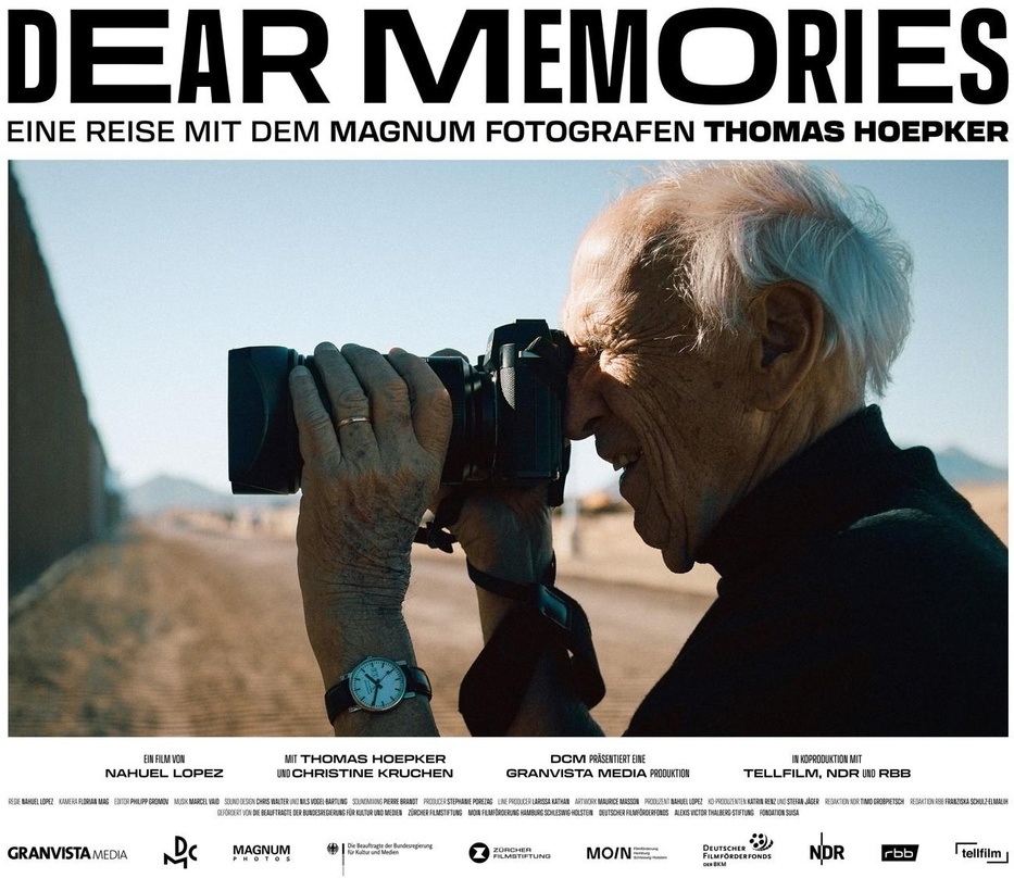 Ab 30. Juni in den deutschen Kinos: "Dear Memories - Eine Reise mit dem Magnum Fotografen Thomas Hoepker" 