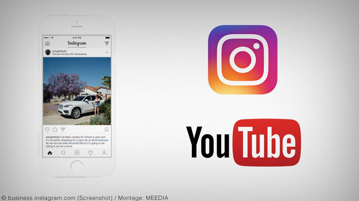 Werbung auf Instagram und YouTube 