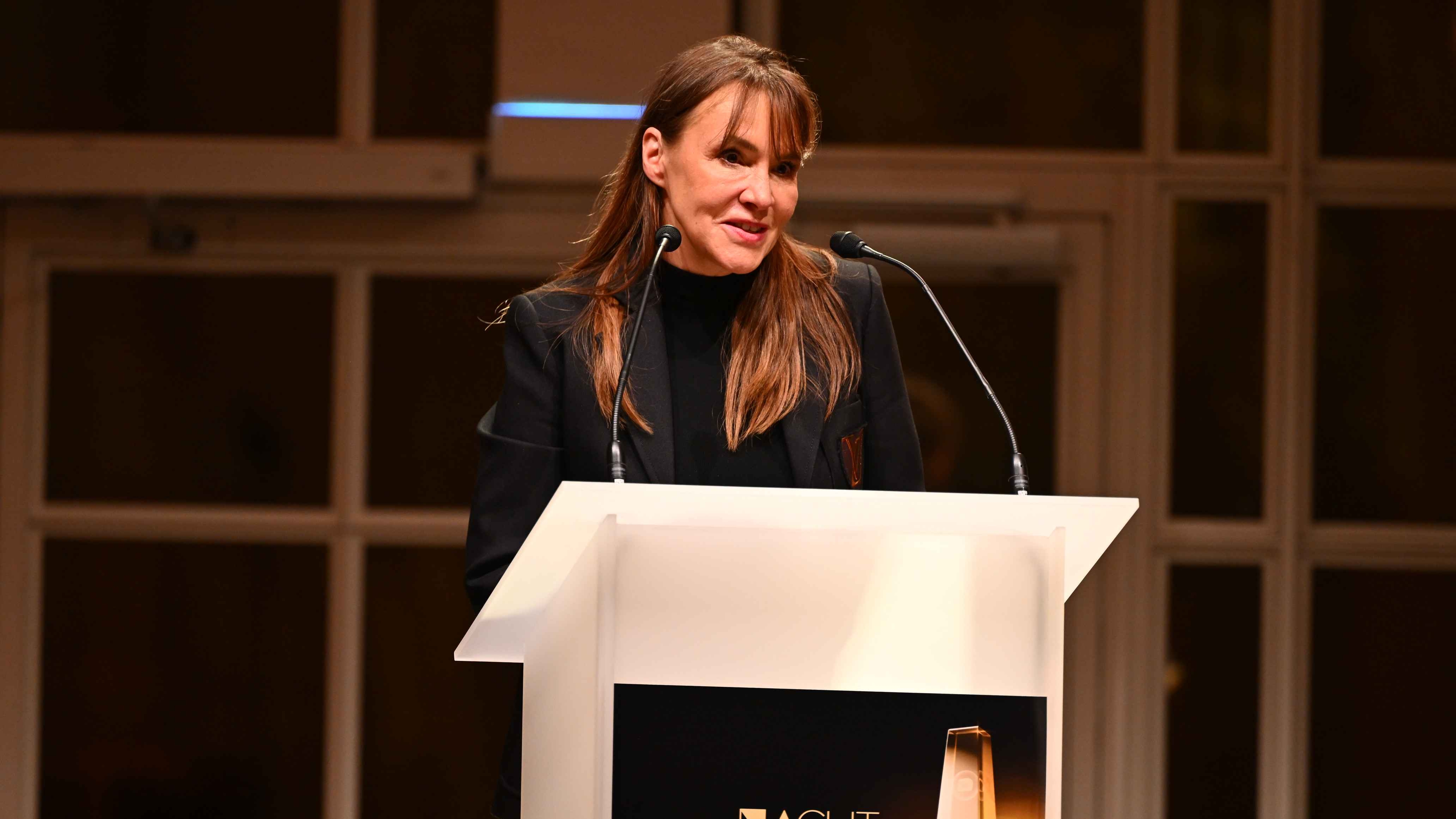 Natalie Scharf beim Deutschen Fernsehpreis 2023