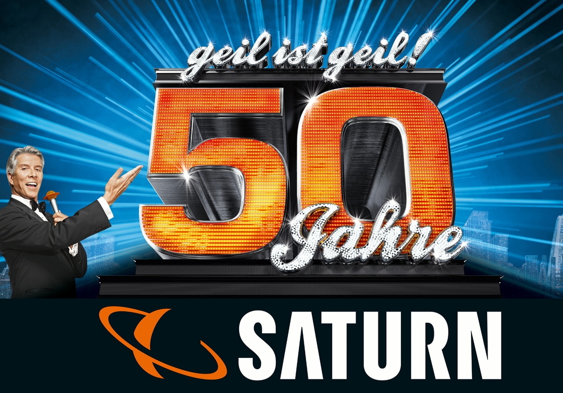 Sorgte im ersten Quartal für einen moderaten Umsatzanstieg in Deutschland: Die Jubiläums-Kampagne von Saturn