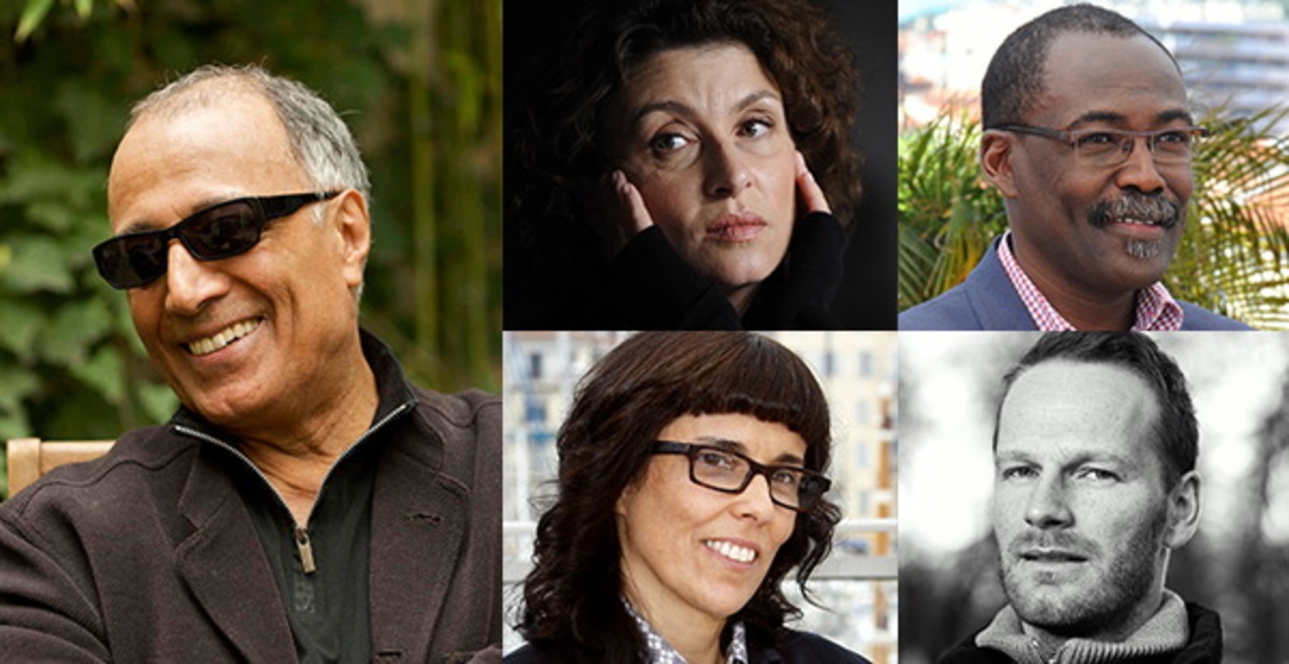 Abbas Kiarostami, Noémie Lvovsky, Mahamat-Saleh Haroun, Daniela Thomas und Joachim Trier