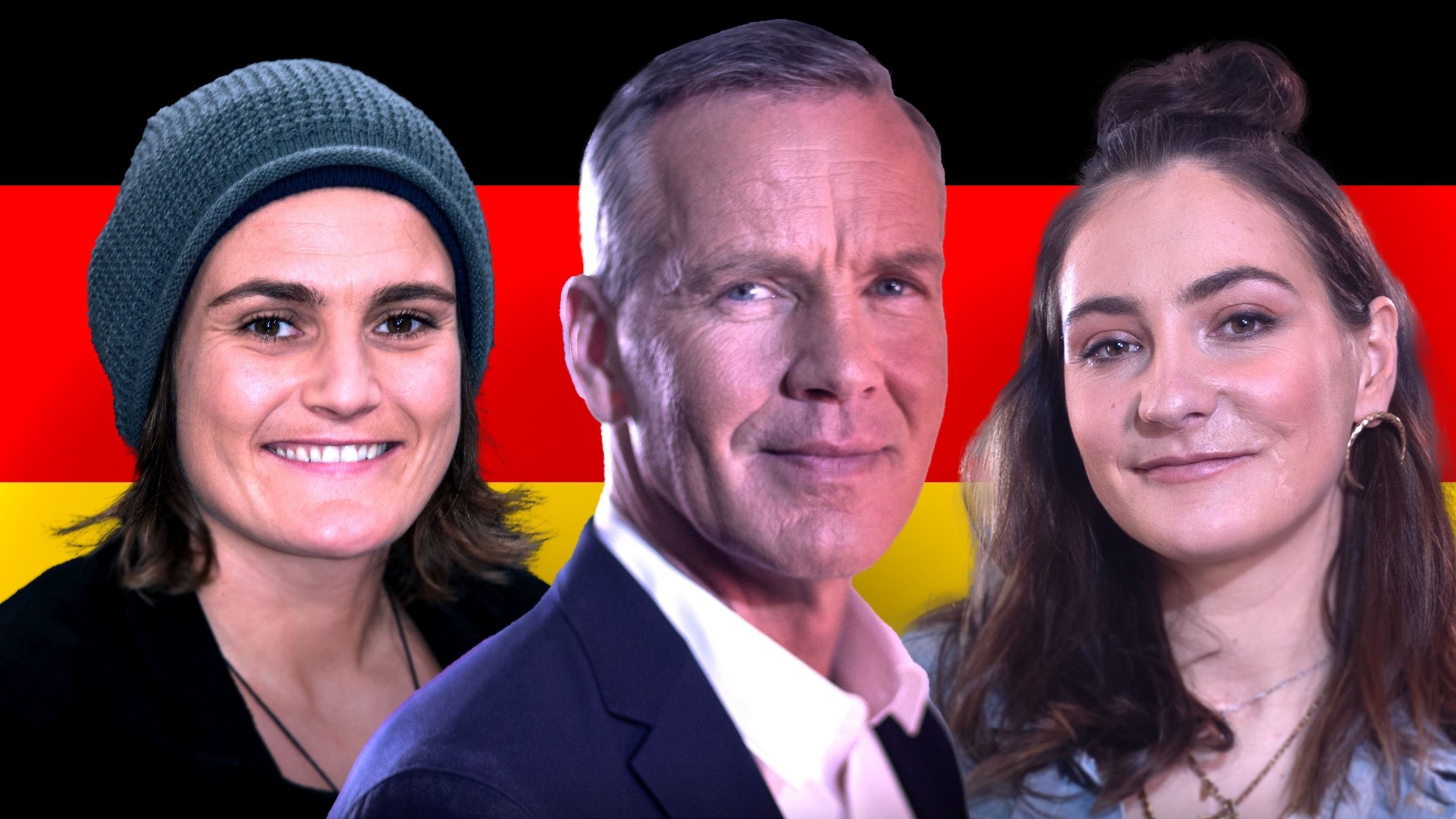 Nadine Angerer, Henry Maske und Kristina Vogel (v.l.n.r.) in "Deutschlands Sportstars" - 