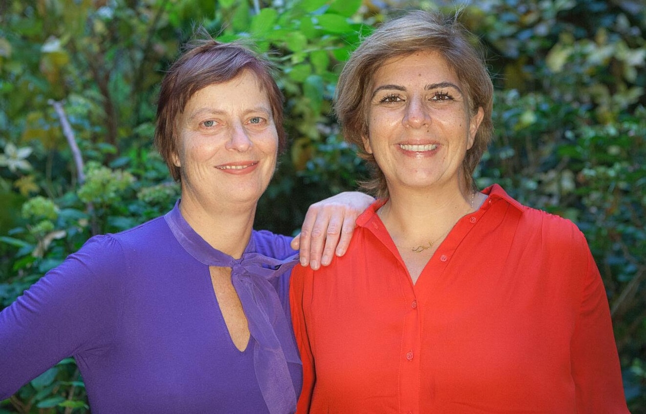 Die neue Doppelspitze bei Alfilm - Arabisches Filmfestival: Karin Schyle (Geschäftsführerin) und Pascale Fakhry (Künstlerische Leiterin) 