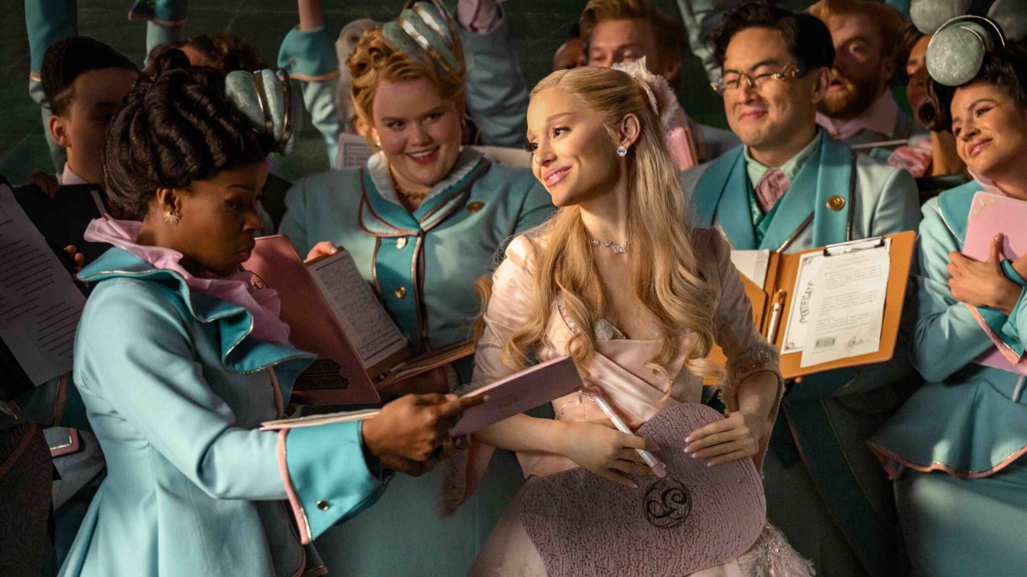 Ariana Grande is Glinda in WICKED FOR GOOD, directed by Jon M. Chu.