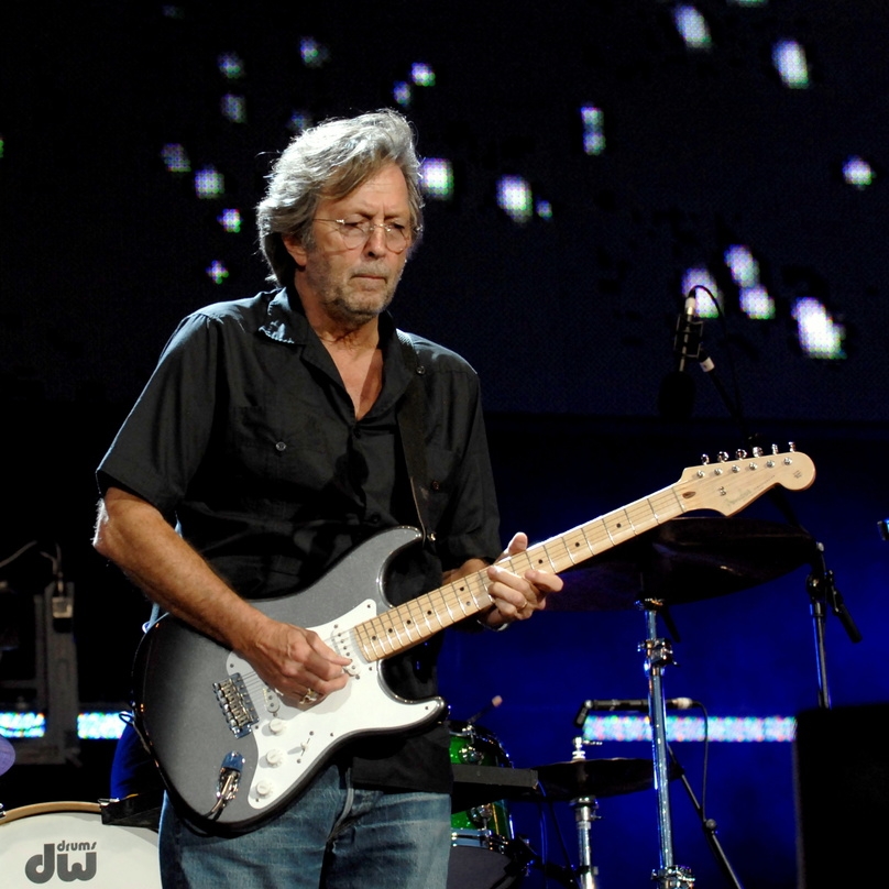 Im 51. Jahr seiner Bühnenkarriere in Deutschland unterwegs: Eric Clapton