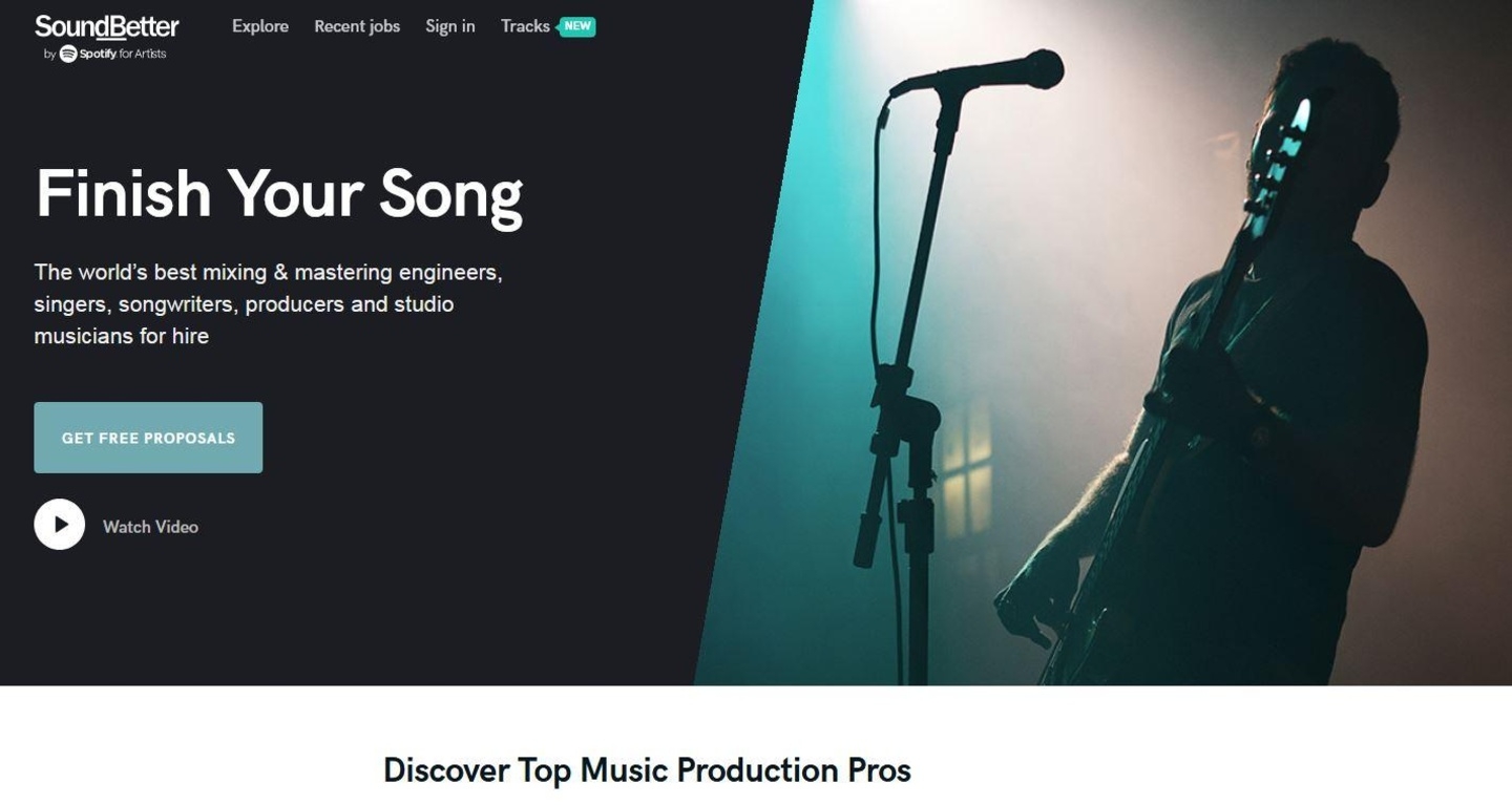 Ist nun bei Spotify For Artists integriert: Soundbetter