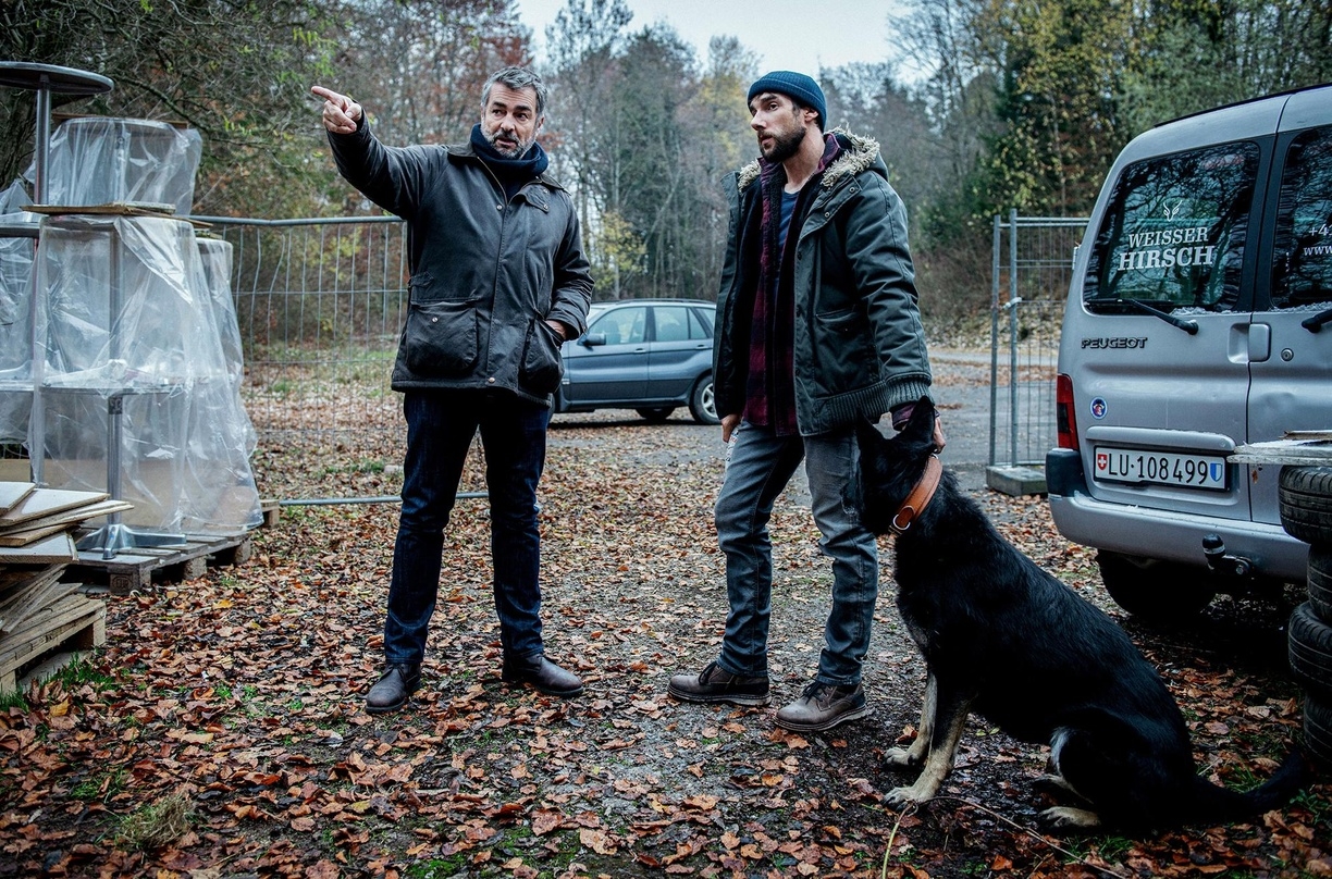 Stefan Gubser (links im Bild) löste gestern seinen letzten Fall als Luzerner "Tatort"-Kommissar Reto Flückiger