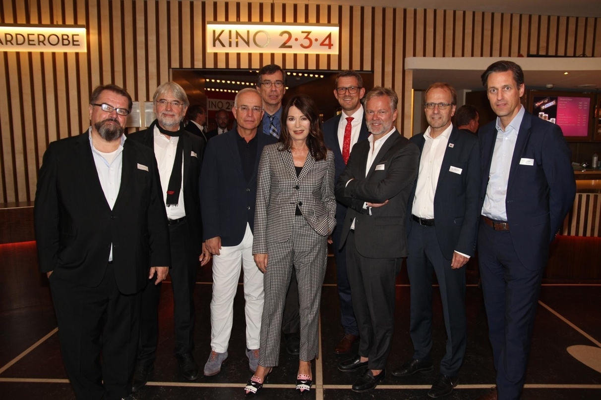 Teilnehmer des ersten "Kinopolitischen Abends" 2018
