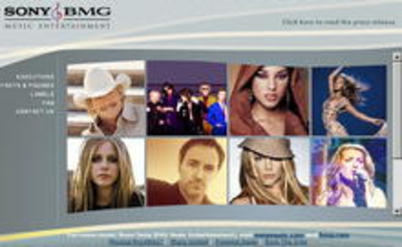 Von Avril bis Beyoncé: Sony BMG im Netz