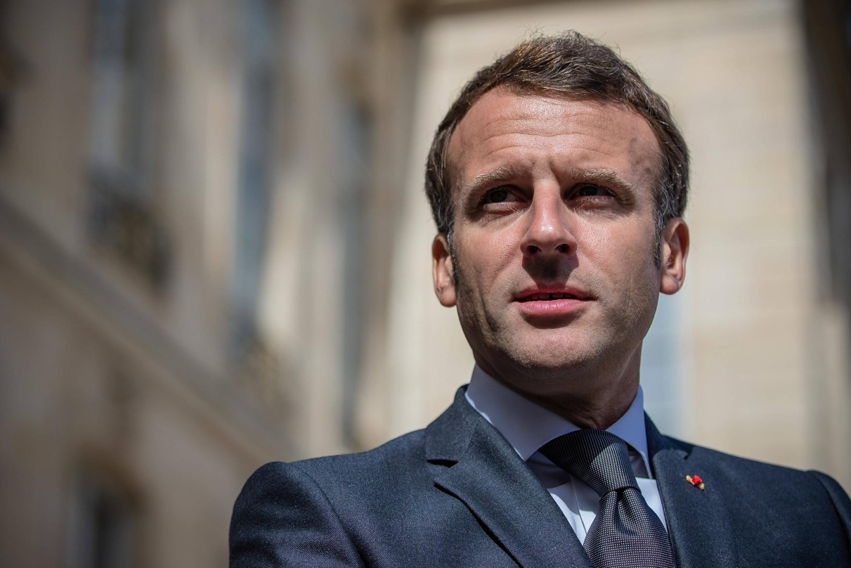 Soll einen Zeitrahmen für die Wiedereröffnung nennen: Frankreichs Präsident Emmanuel Macron