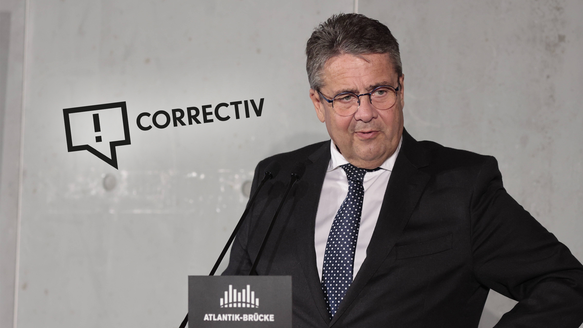 Sigmar Gabriel und "Correctiv" streiten vor Gericht -