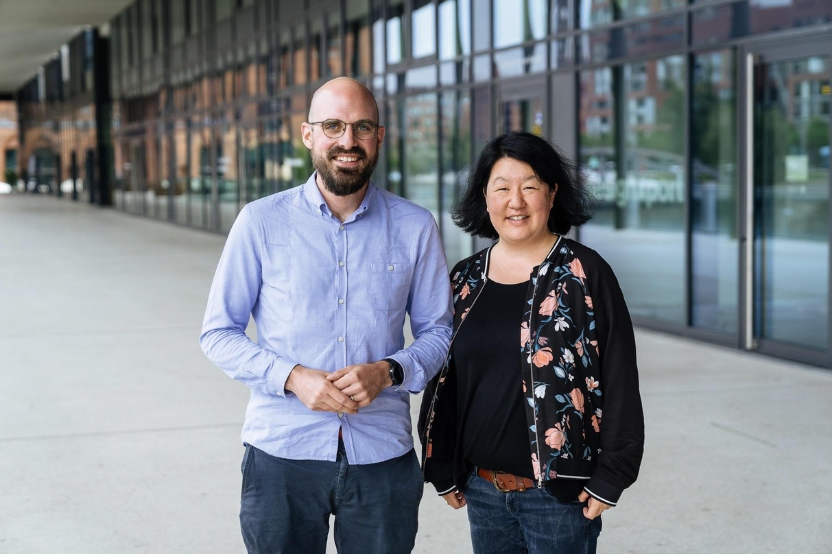 Wollen die Suche nach bestimmter Musik erleichtern: David Hoga (links) und Agnes Chung
