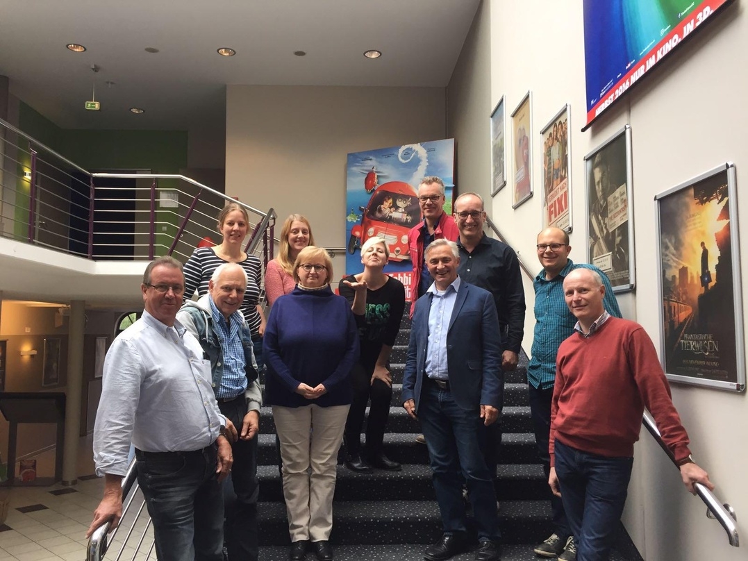 Die Gründungsmitglieder der E.G. Kino GbR trafen sich zu abschließenden Beratungen in Verden