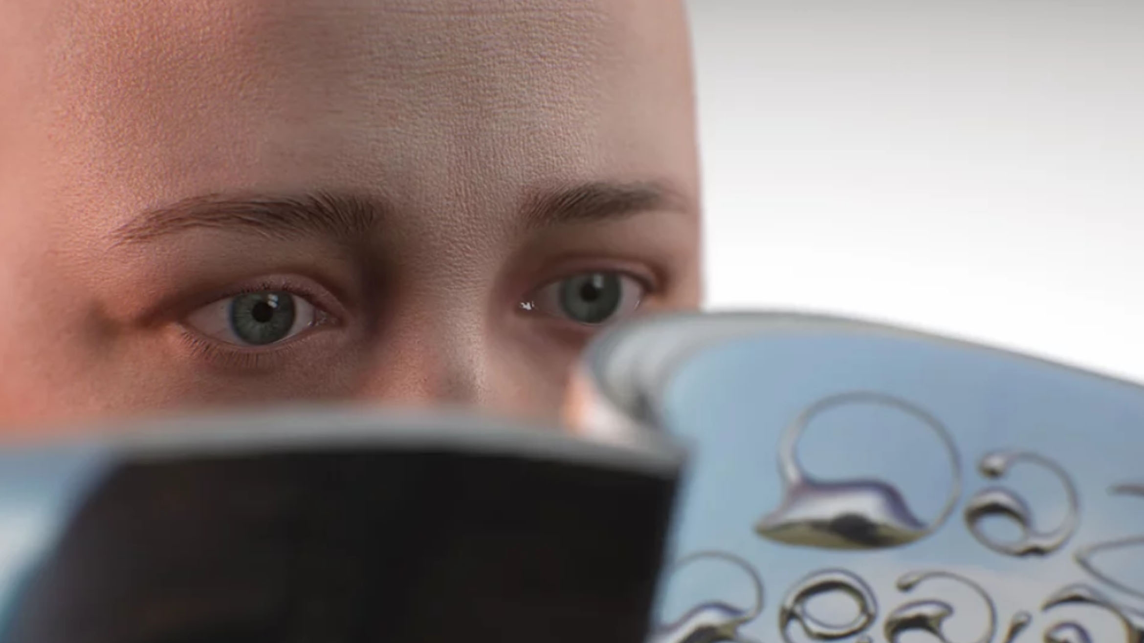 "Em", der digitale Avatar von Hermione Flynn