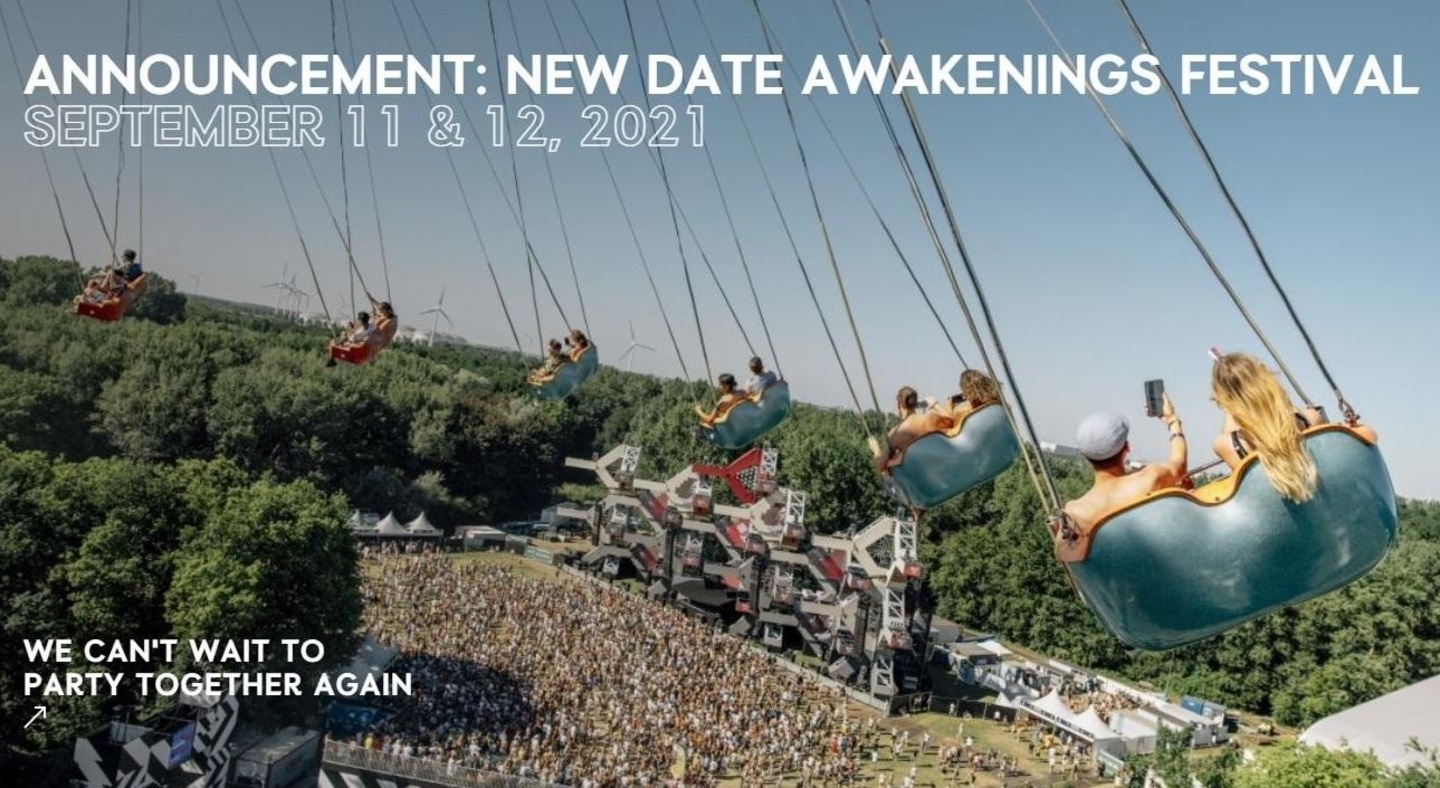 Findet nun erst im September statt: das niederländische Awakenings Festival