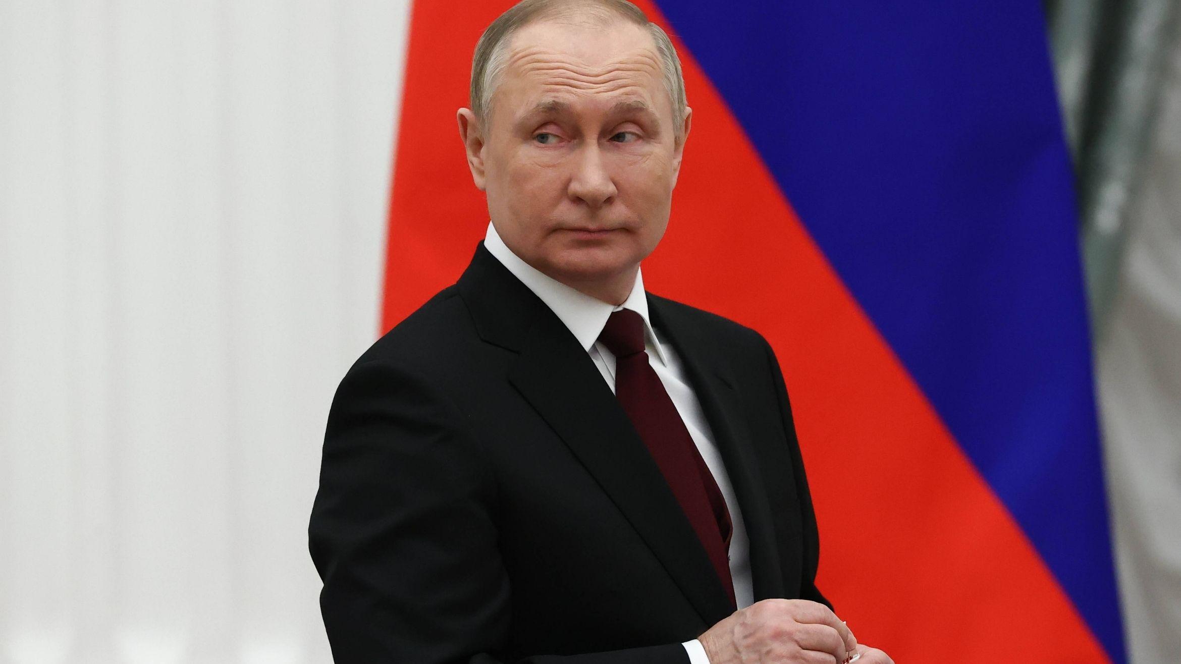 Der russische Staatspräsident Wladimir Putin –
