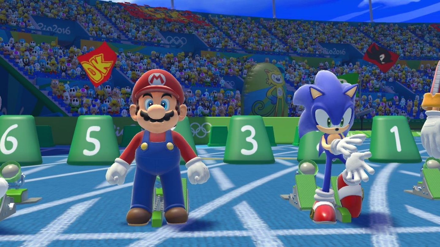 Szene aus "Mario & Sonic bei den Olympischen Spielen: Rio 2016"