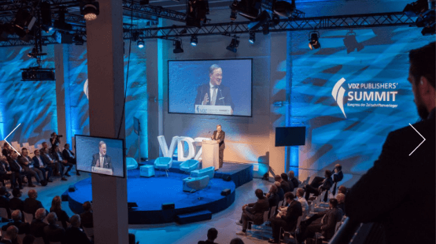 NRW-Ministerpräsident Armin Laschet (CDU) beim VDZ Publishers' Summit 2019