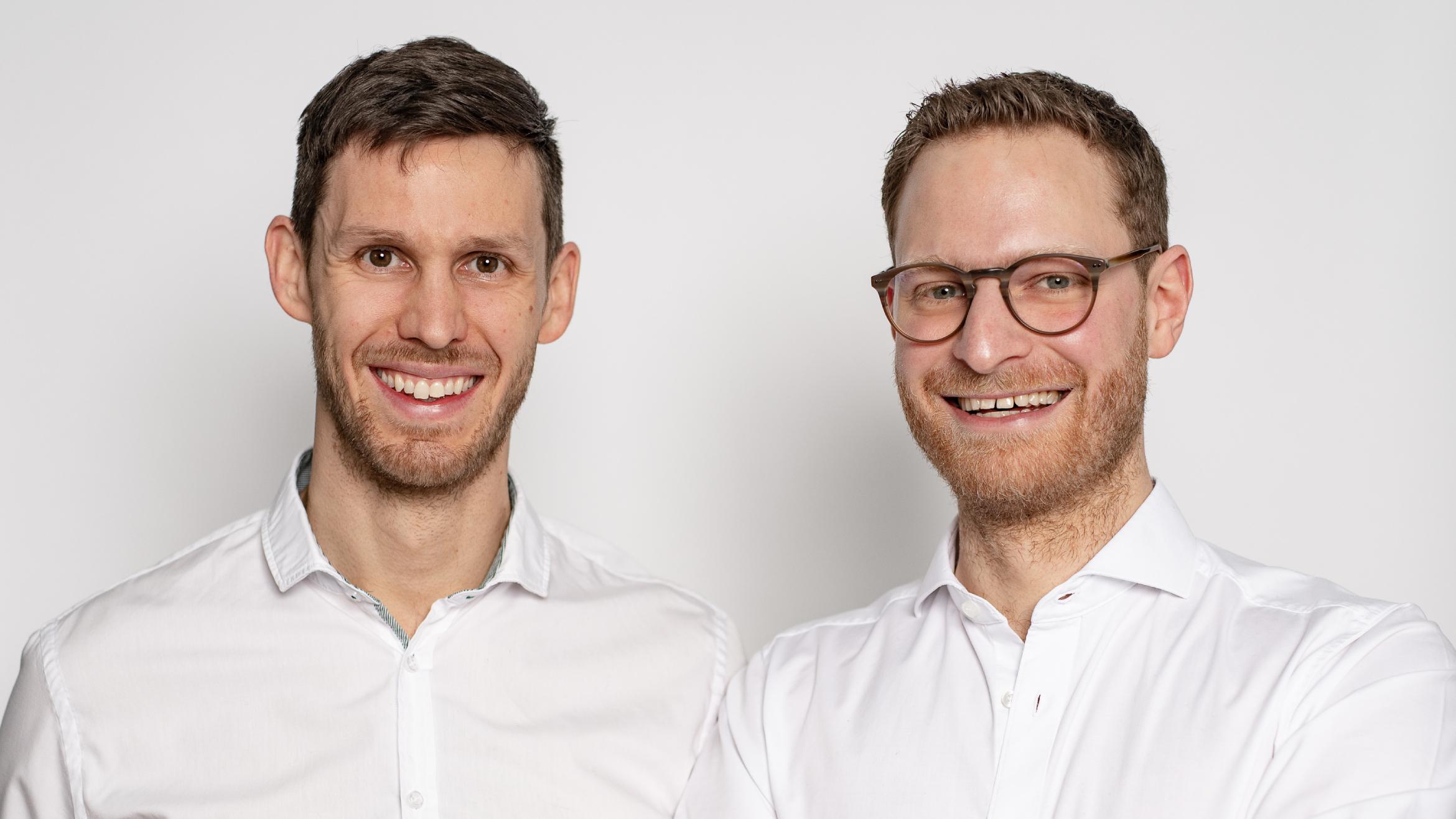 Die Joblocal-Grüner Dominic Bönisch und Sebastian Dinzenhofer –