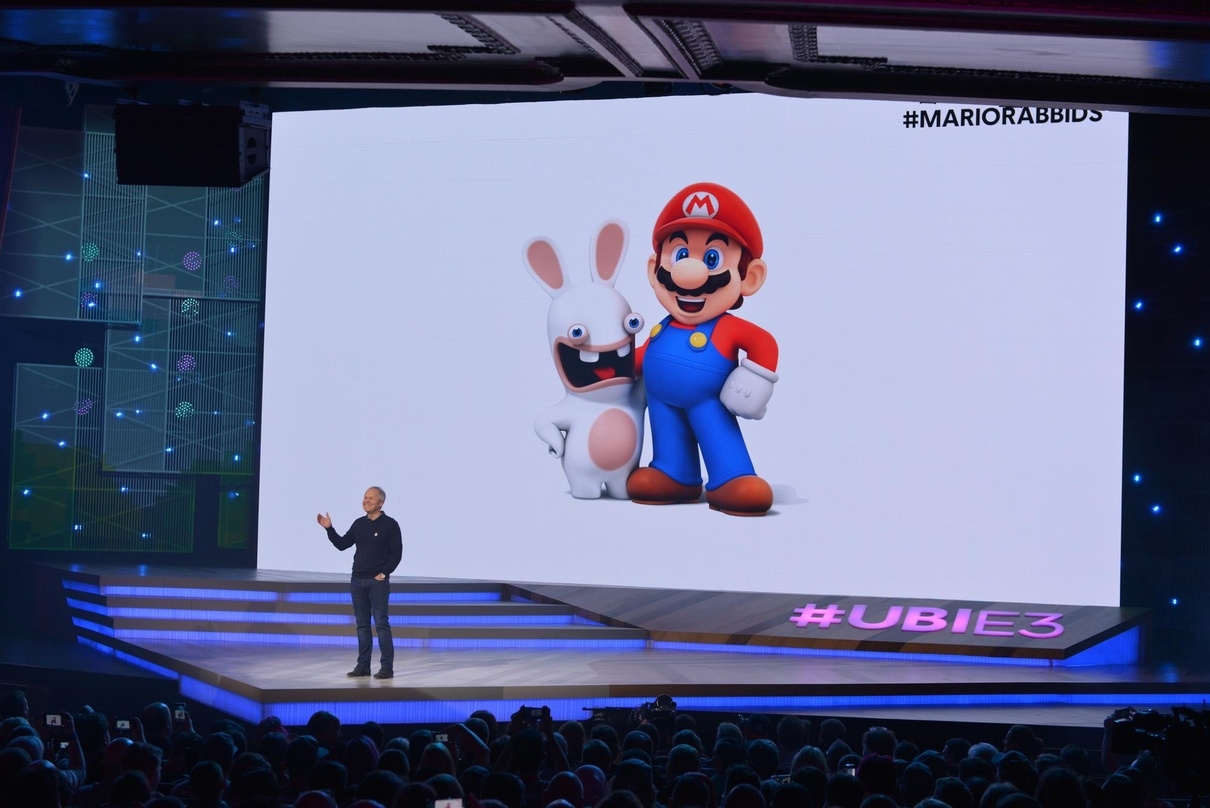 E3-Pressekonferenz, hier Ubisoft zur E3 2017.
