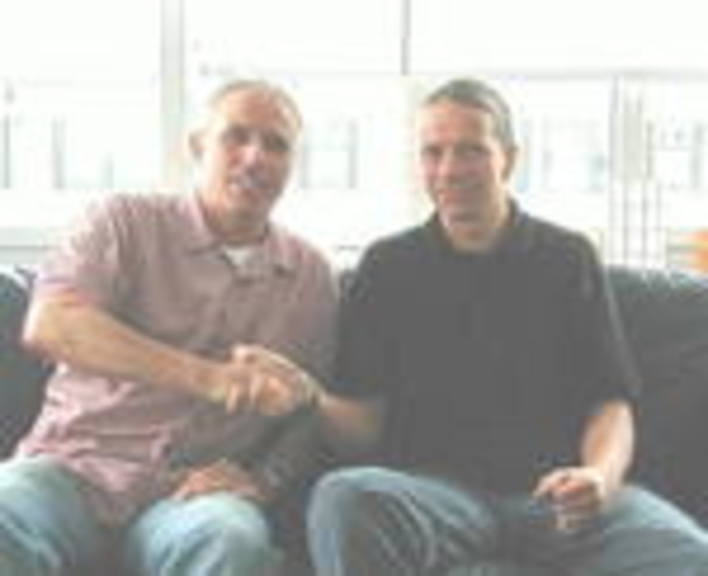 Vertriebspartner (v.l.n.r.): BMG-Vertriebschef Paul Kölbl und Michael Rarreck