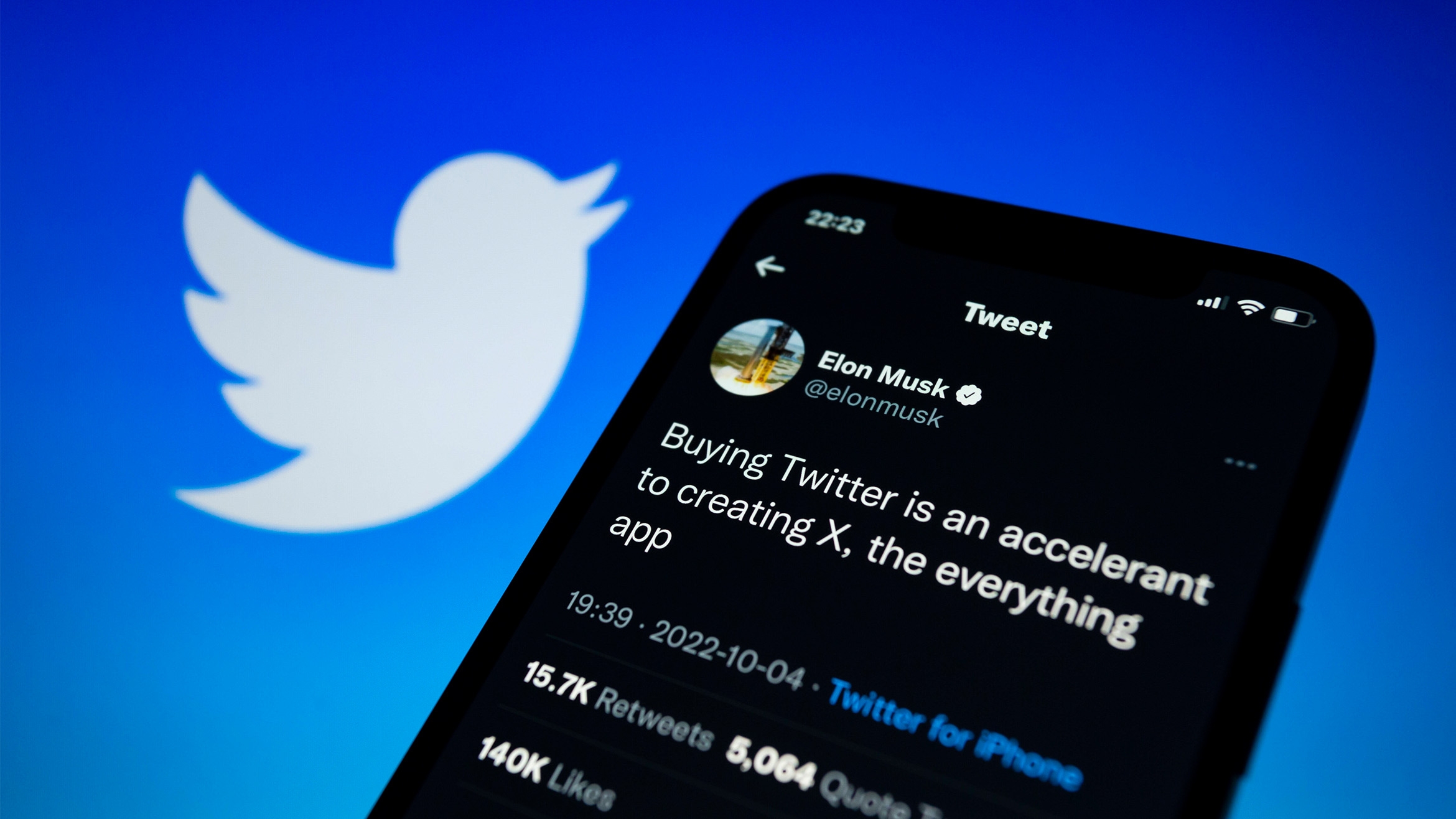 "Der Kauf von Twitter ist ein Beschleuniger für die Entwicklung von X, der App für alles" -
