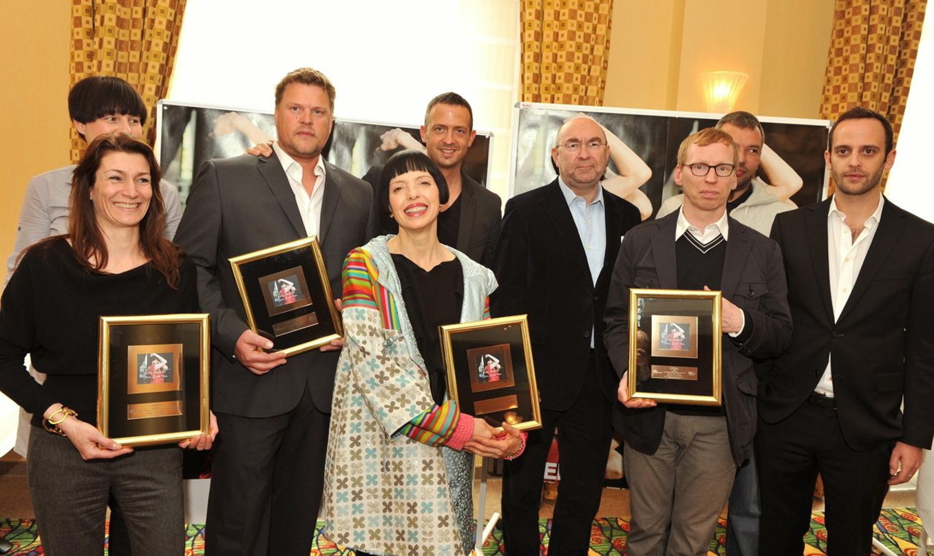 Feierten den Jazz Award: Helen Schneider, ihre Produzenten, das Edel-Team und Partner