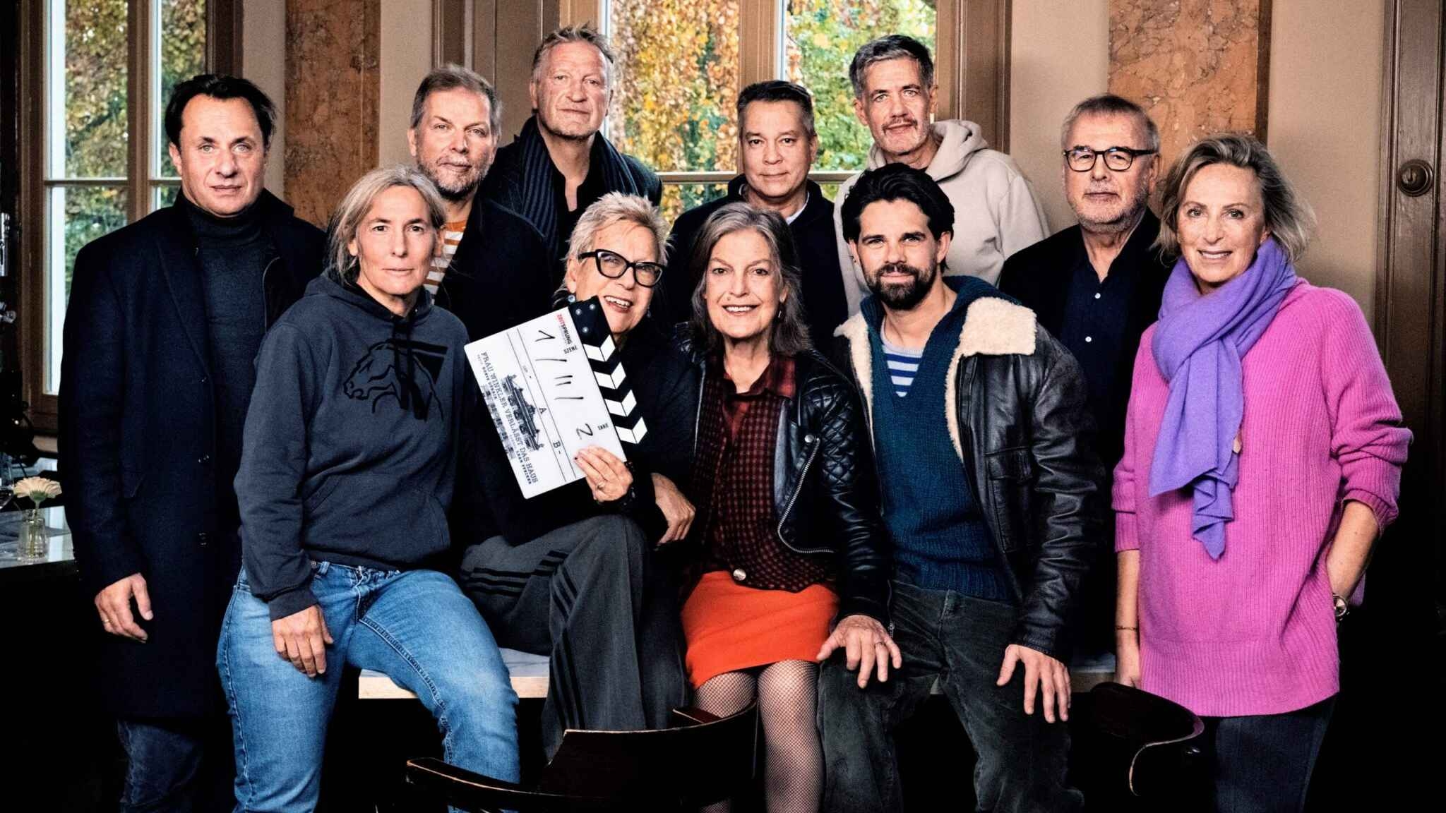 „Frau Winkler verlässt das Haus“ Dreh