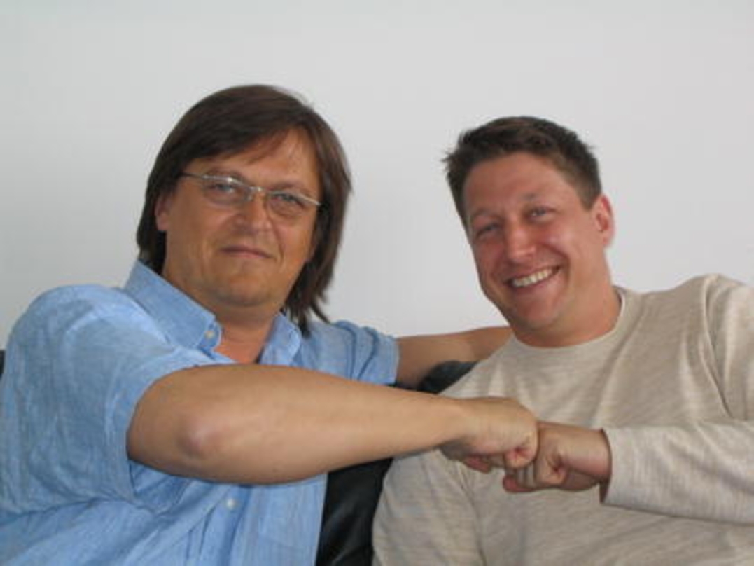 Auf Kurs: Fitz Braum (l.) und Hannes Hoffmeister