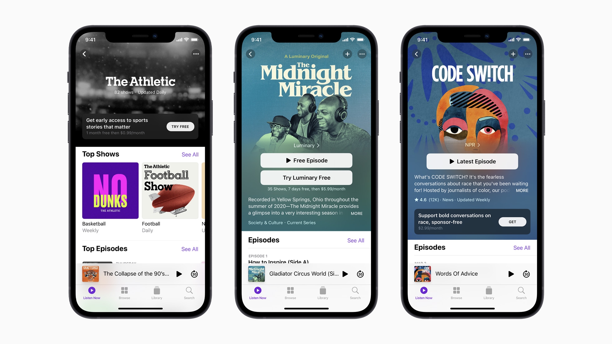 Apple Podcasts Abonnements: globaler Marktplatz für Premium-Audio-Inhalte –