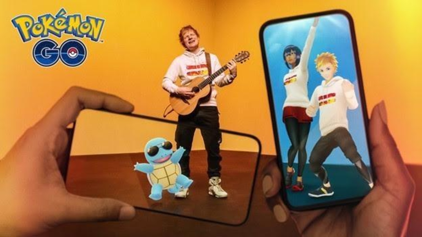 "Pokémon-Go"-Fans können sich über ein exklusives Ed-Sheeran-Video in der App freuen.