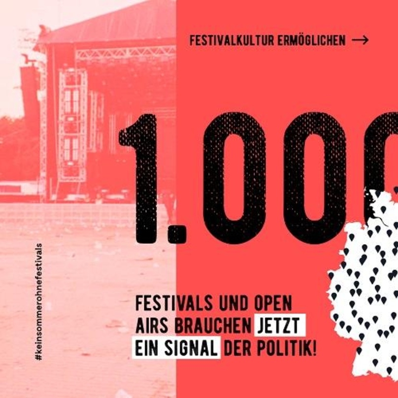 Macht sich kleine und mittlere Festivals stark: die Kampagne "1000x Festivalkultur ermöglichen"