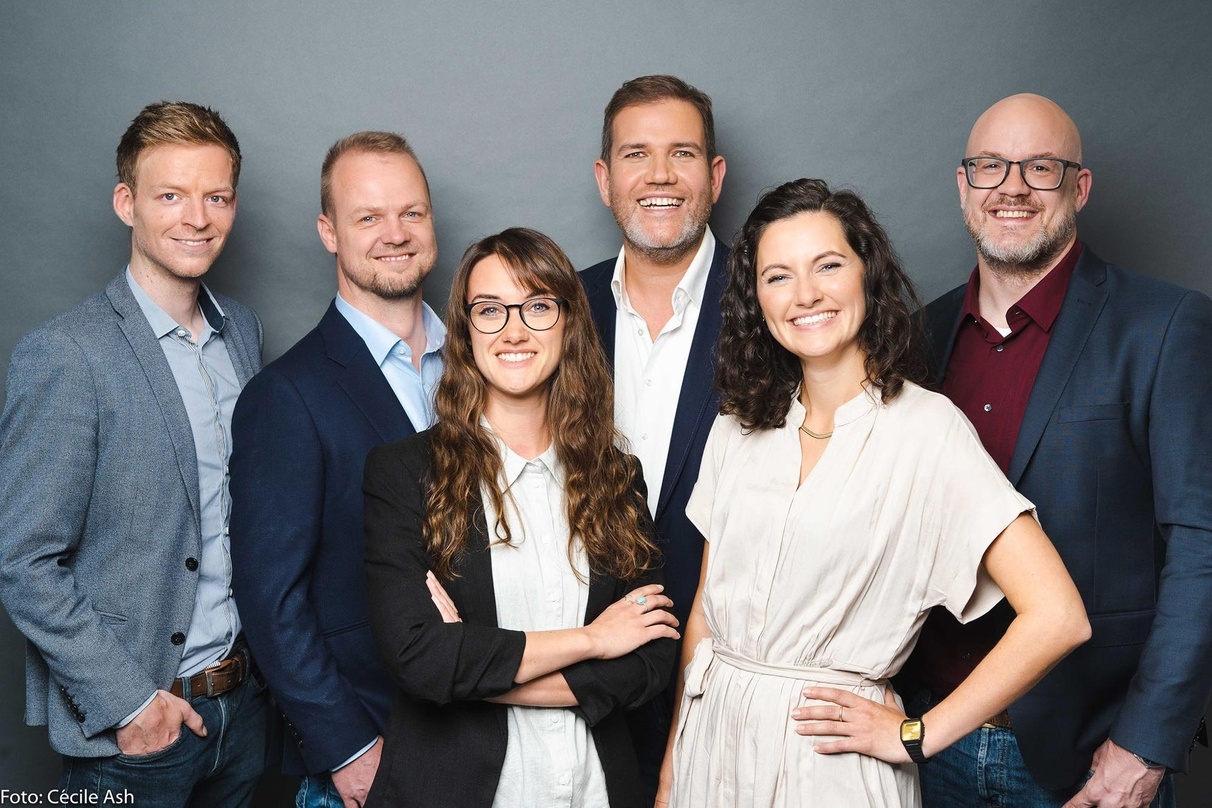 Für die Mewes Entertainment Group im Einsatz (von links): Sascha Seller, Christian Bandow, Anne Pfüller, Jan Mewes, Anna Kraft und Mario Wiescher