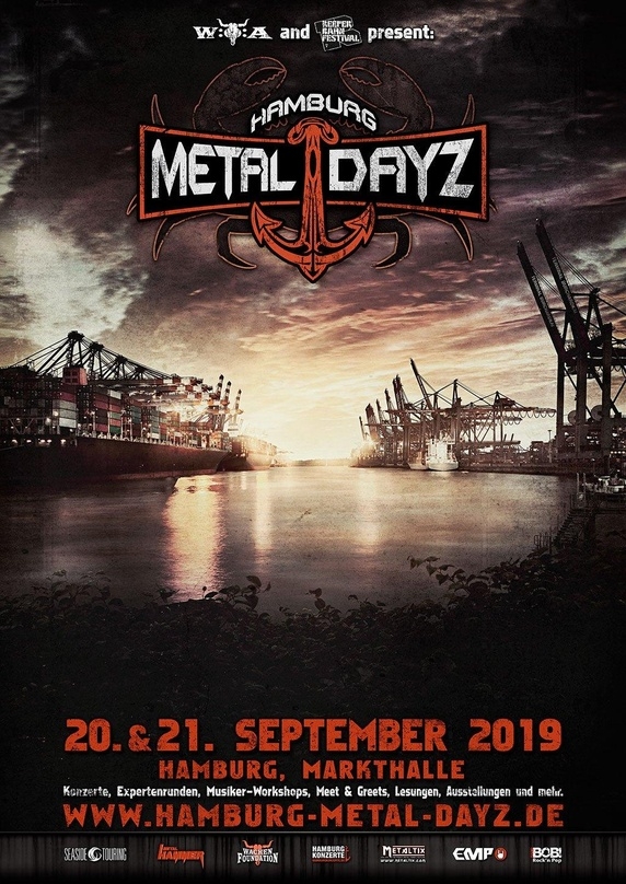 Optischer Aufhänger: das Postermotiv für die Hamburg Metal Dayz 2019