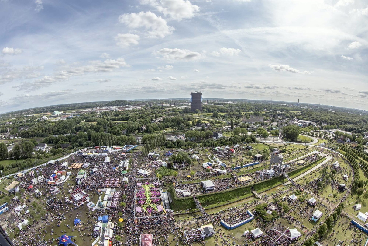 Stellte mit 46.000 Besuchern einen neuen Rekord auf: das Elektronikfestival Ruhr-in-Love in Oberhausen