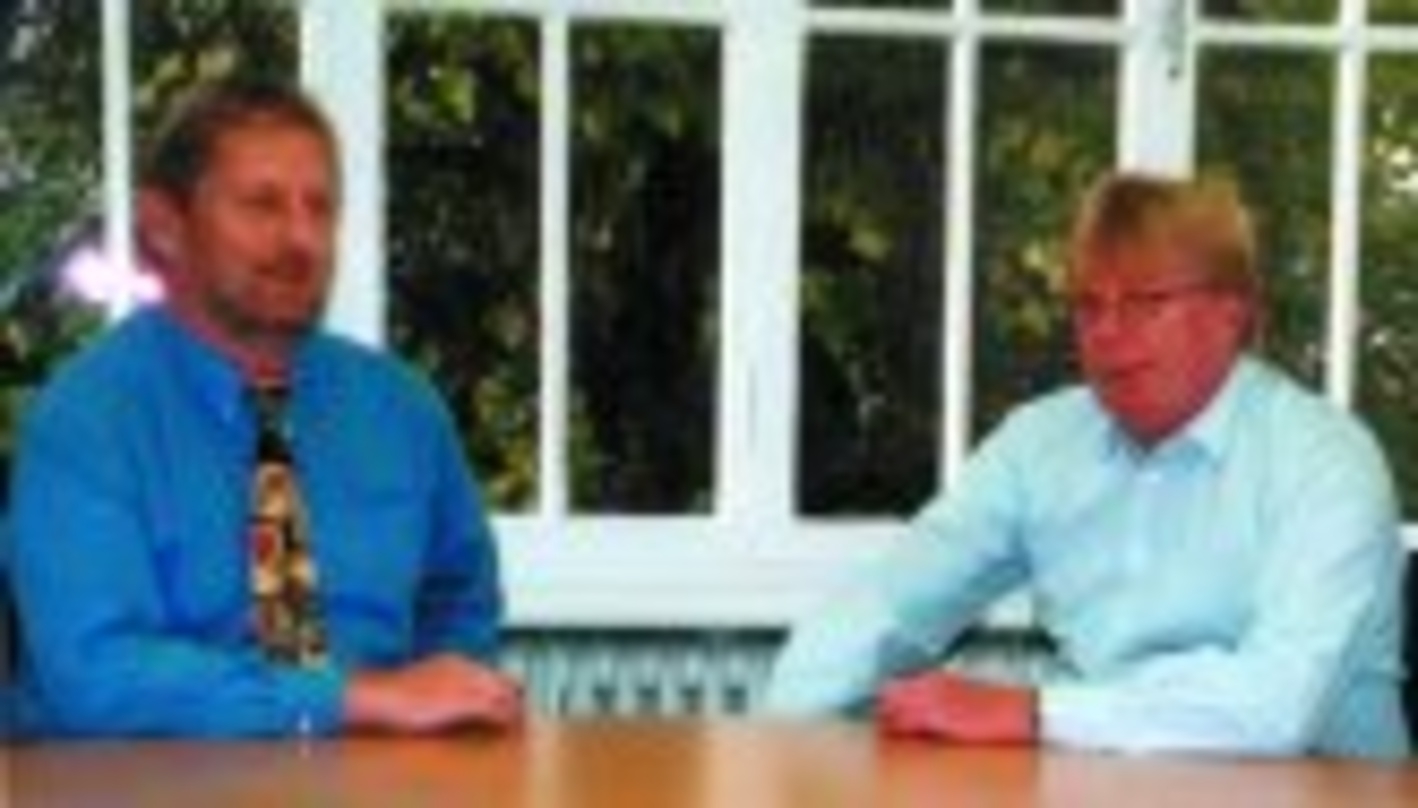 Ulrich Mölleken, Köln (l.), und Gerhard Widmann, München