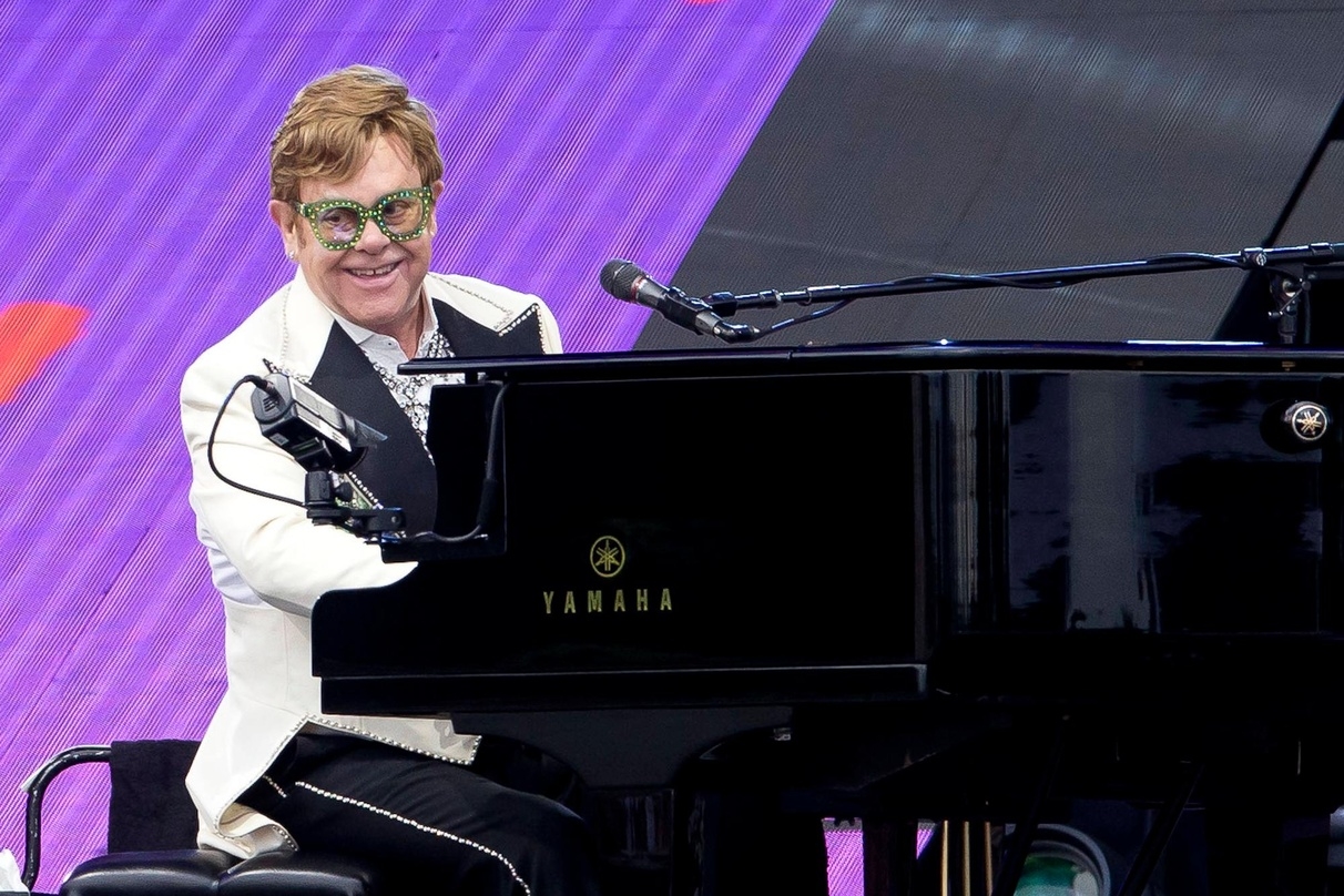 Trat am 24. Juni beim BST Hyde Park in London auf: Elton John